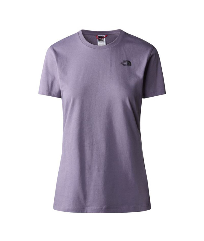 Mountain T-Shirt The North Face Simple Dome Women's Purple