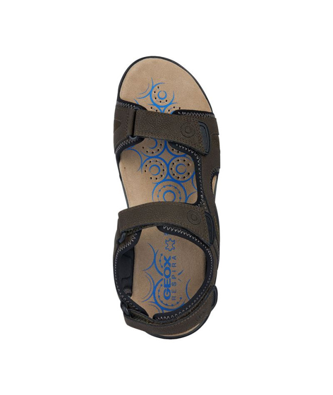 Sandalias Geox Spherica Ec5 Hombre Verde