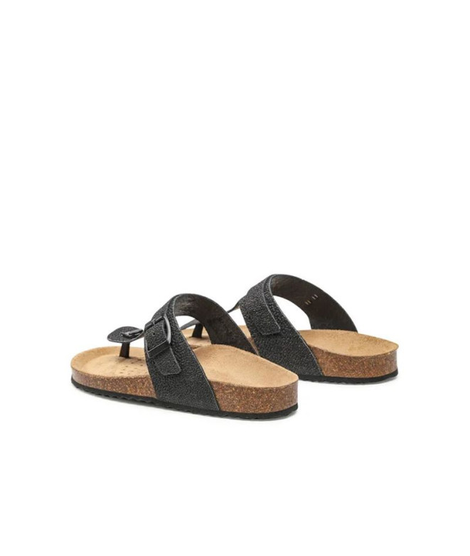 Sandalias Geox Brionia Infantil Negro