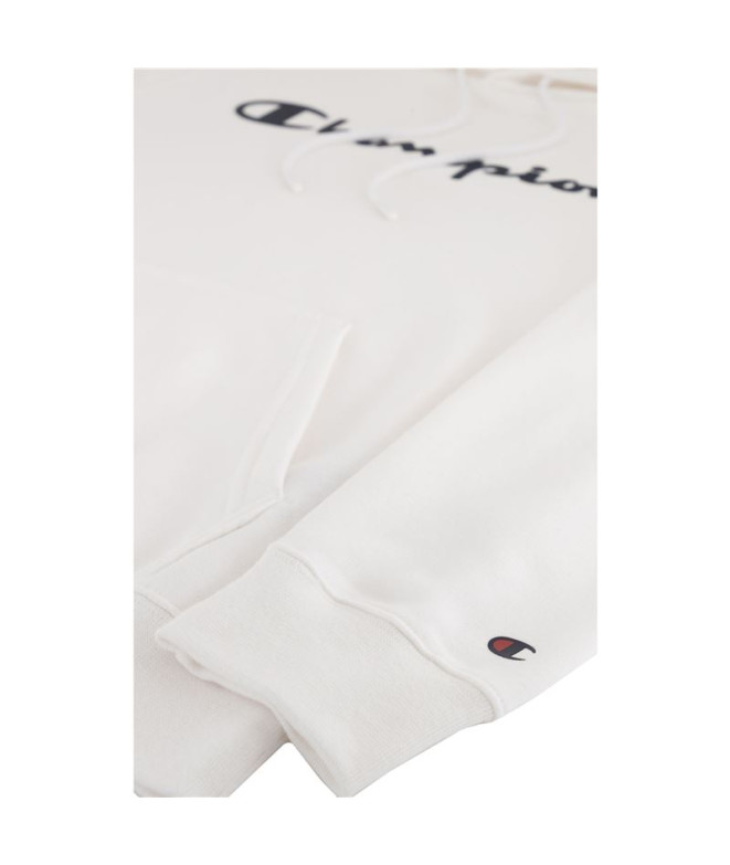 Sudadera Champion Hooded Sweatshirt Blanco Hombre