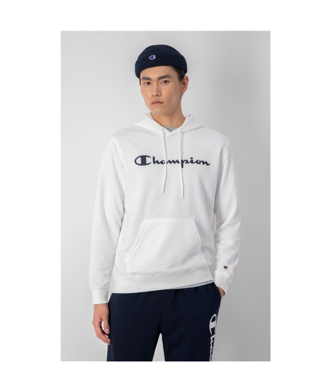 Sudadera Champion Hooded Sweatshirt Blanco Hombre