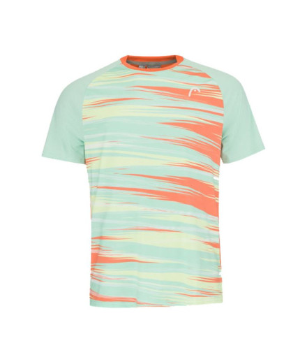 Camiseta de Tênis Head Topspin Homem Verde