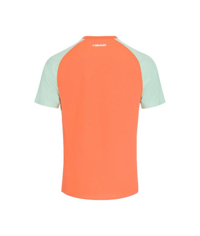 Camiseta de Tenis Head Topspin Hombre Verde