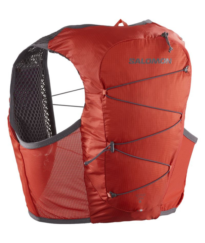 Chaleco de Running Salomon Active Skin 8 Rojo/Gris