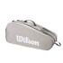 Raquetero de Tenis Wilson Tour 6Pk Stonen Gris