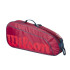 Raquetero de Tenis Wilson 3 Pack Rojo Infantil