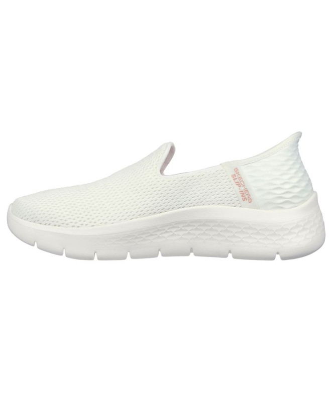 Chaussures Skechers Go Walk Flex Relis Femme Off White Textile Trim