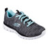 Sapatilhas Skechers Graceful-Twisted Para Mulher Preto & Prata Turquesa