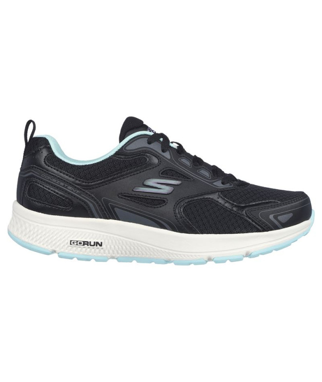 Running Chaussures Skechers GO RUN Consistent Black Blue Women's Running Chaussures