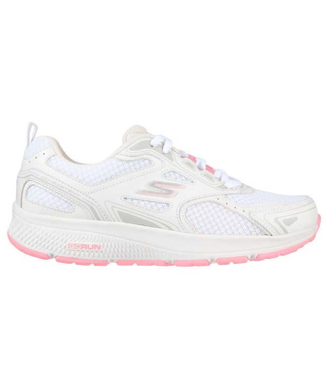 Sapatilhas Running Skechers GO RUN Consistente Branco Rosa Sapatilhas Running para mulheres