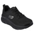 Zapatillas Skechers D'Lux Walker-Fresh F Mujer Black Mesh/Trim