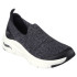 Chaussures Skechers Arch Fit - Quick Sta Femme Black Knit/White Trim