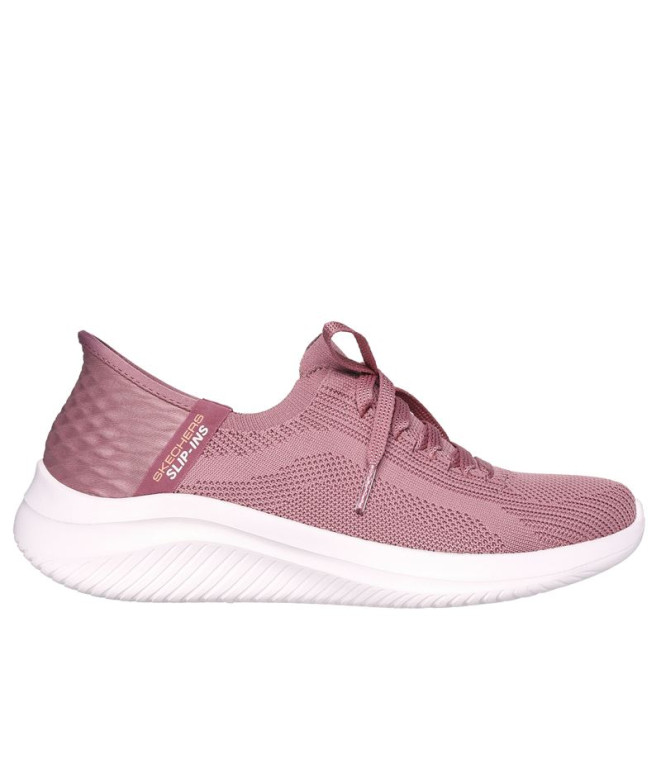 Chaussures Skechers Ultra Flex 3.0-Brill Femme Mauve Knit/Pink Trim