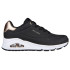 ChaussuresSkechers Uno - Golden Air Femme Noir Durabuck/Mesh Trim