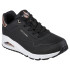 ChaussuresSkechers Uno - Golden Air Femme Noir Durabuck/Mesh Trim
