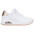 ChaussuresSkechers Uno - Golden Air Femme Blanc Durabuck/Mesh Trim