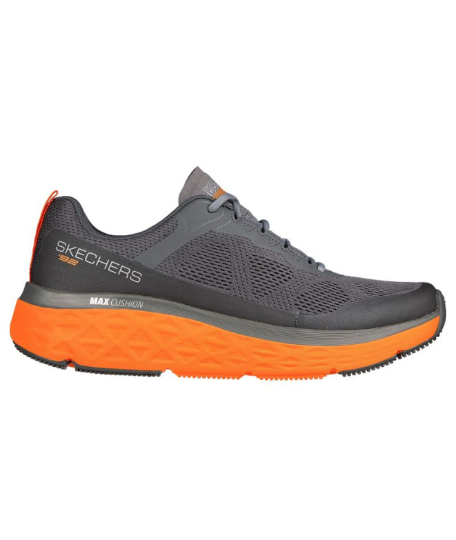 Sapatilhas Skechers Max Cushioning Delta Homem Cinzento e laranja /Têxtil