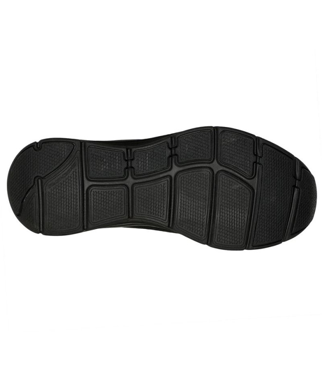 Zapatillas Skechers Arch Fit Ripple - Gilden Hombre Negro/Azul - Sin Cordones