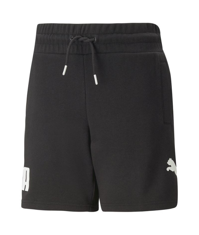 Pantalons Puma Powers Enfant Noir