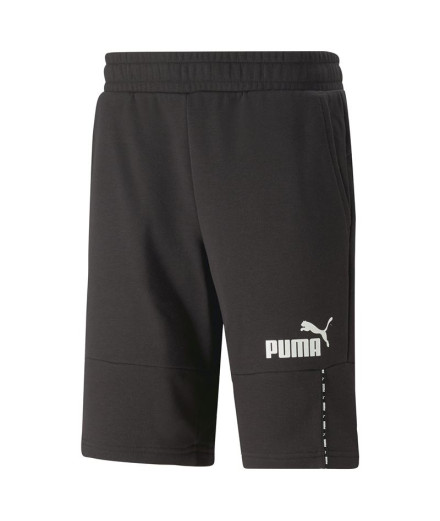 Pantalons Homme Puma Essentials Block Tape Noir Pantalons Homme Puma Essentials Block Tape Noir