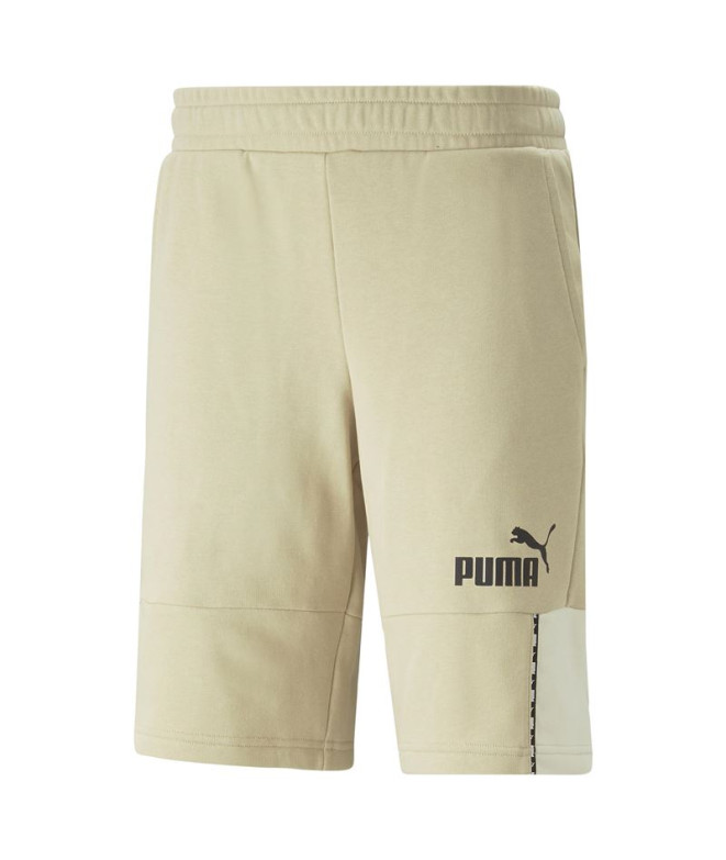 Pantalones Puma Essentials Block Tape Hombre Gris