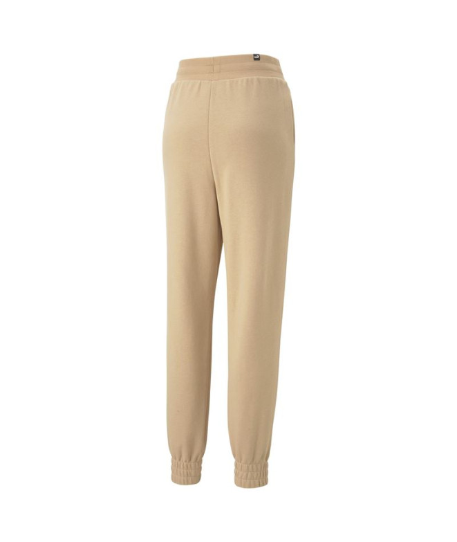 Puma Ess+ Embroidery High Trousers Bege para...