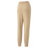 Puma Ess+ Embroidery High Trousers Bege para mulher