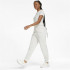 Pantalons Puma Ess+ Embroidery High White Femme