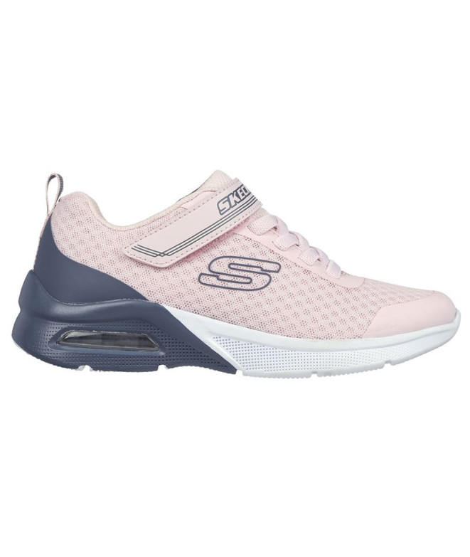 Chaussures Skechers Microspec Max - Epic Fille Light Pink Mesh/Charcoal Trim