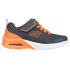 Zapatillas Skechers Microspec Max - Gorvix Gris Naranja Niño