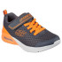 Zapatillas Skechers Microspec Max - Gorvix Gris Naranja Niño