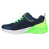 Sapatilhas Skechers Microspec Max - Gorv Menino Têxtil azul-marinho / Guarnição lima