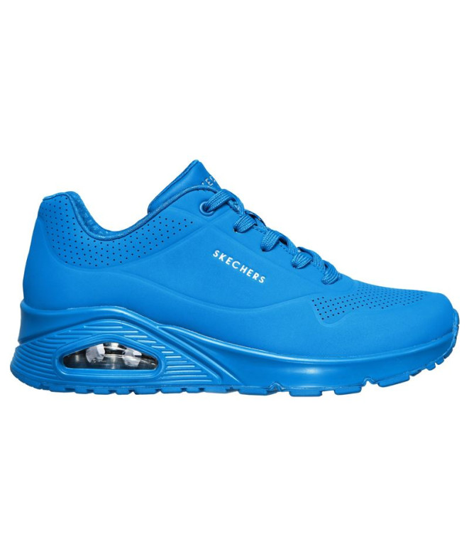 ChaussuresSkechers Uno - Ombre de nuit Femme Bleu vif Durabuck