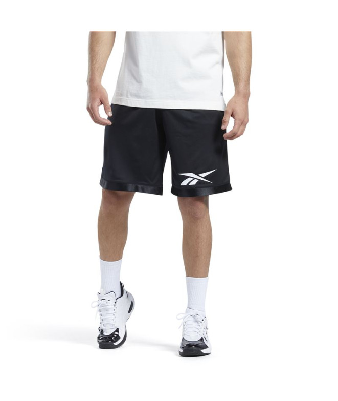 Pantalones Reebok BB Basketball Mesh Hombre Negro