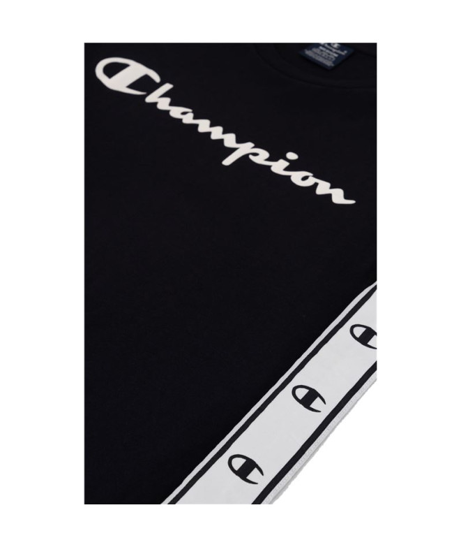T-Shirt Champion Crewneck Noir Homme Noir