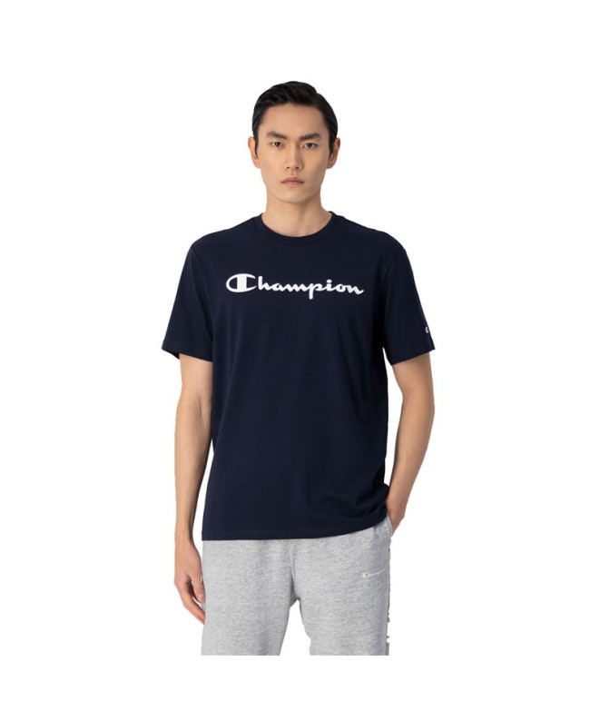 T-shirt Champion Crewneck Bleu Homme