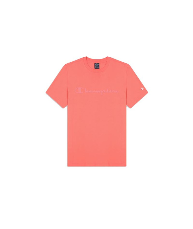 T-shirt Champion Crewneck Pink Man