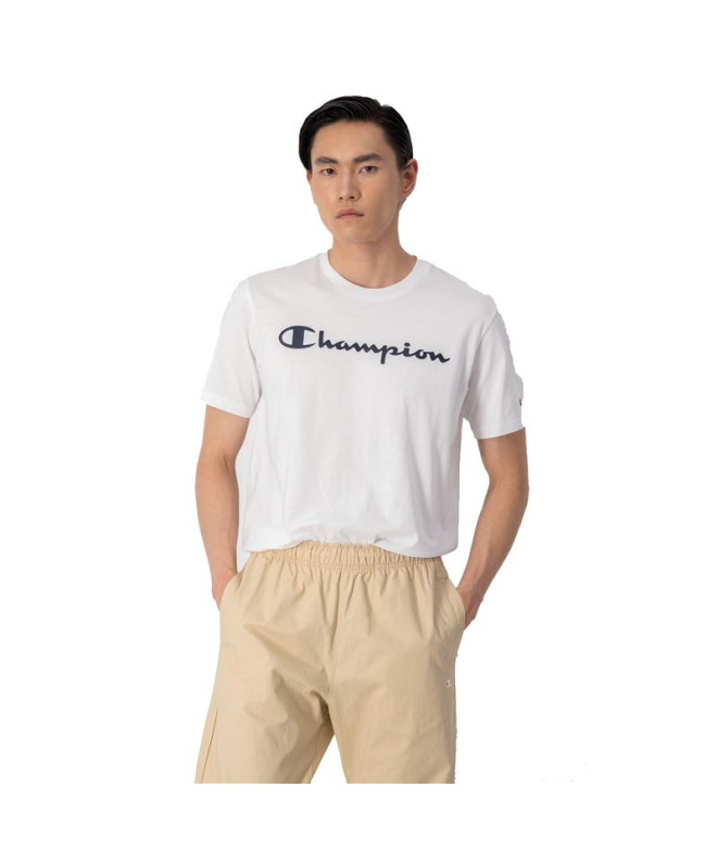 T-shirt Champion Crewneck Blanc Homme