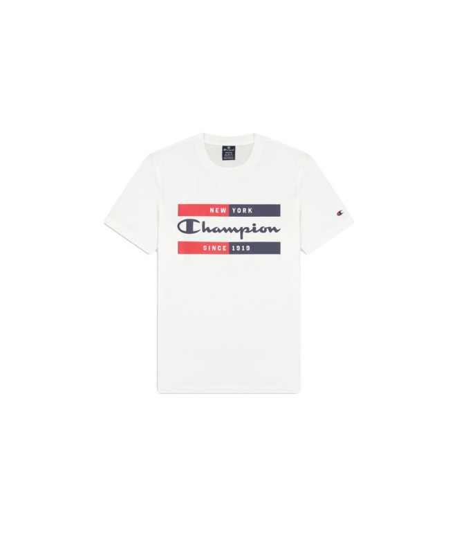 T-shirt Champion Crewneck Blanc Homme