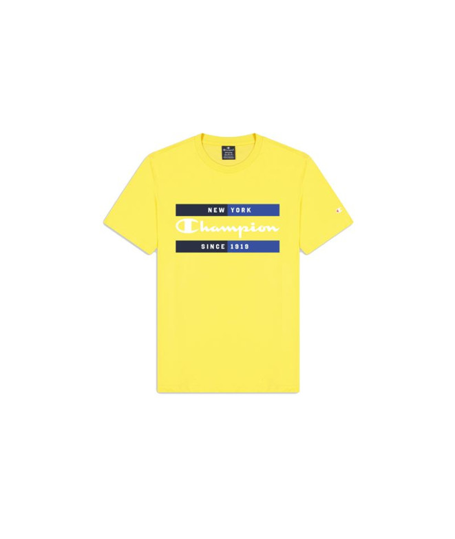 T-shirt Champion Crewneck Amarelo Homem