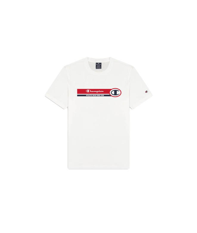 T-shirt Champion Crewneck Blanc Homme