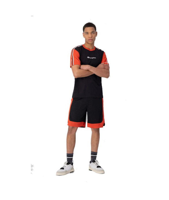 Camiseta Champion Crewneck Negro Hombre