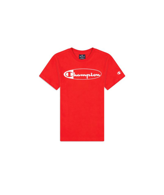 Camiseta Champion Crewneck Rojo Niño