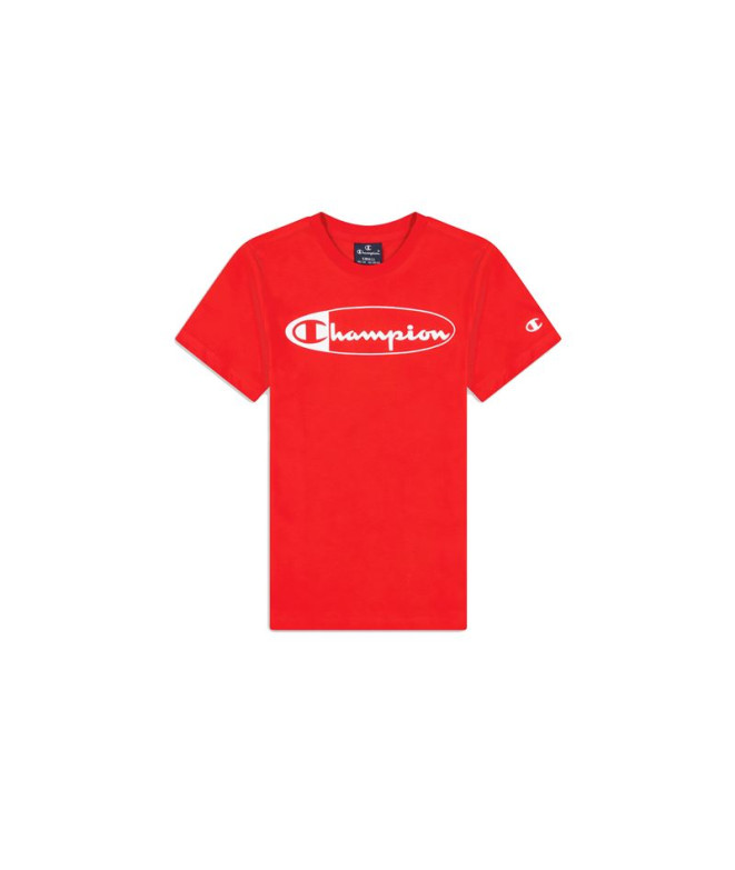 T-shirt Champion Kids Red Crewneck