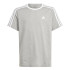 Camiseta adidas 3S Niña Gris