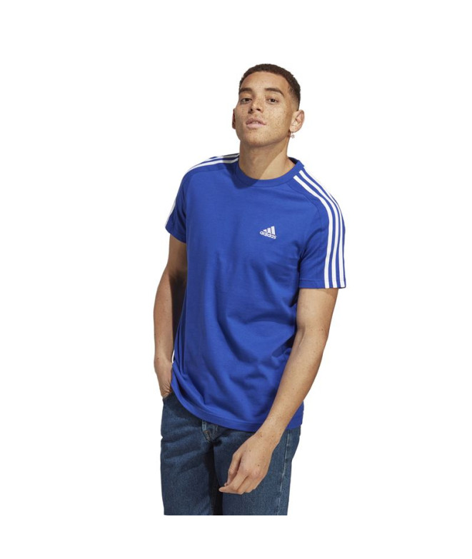 T-shirt adidas Homme Essentials Single 3S Bleu