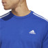 Camiseta adidas Homem Essentials Single 3S Azul