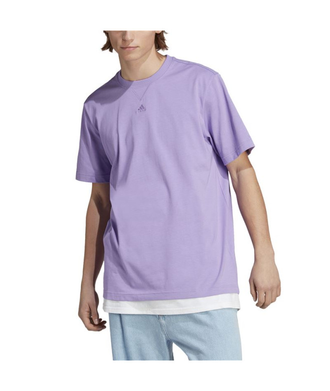 Camiseta adidas All Szn Hombre Morado