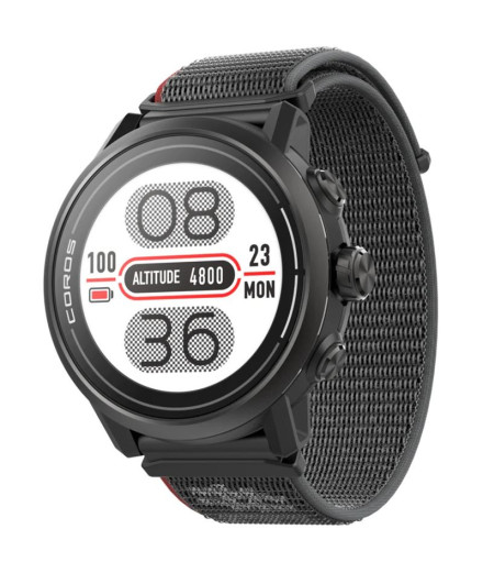 Reloj Deportivo Coros APEX 2 Multisport Negro
