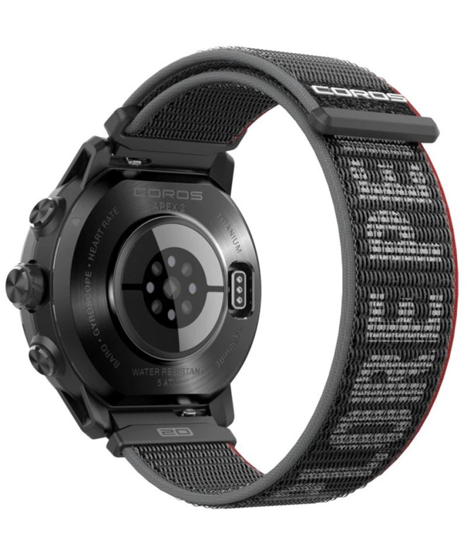 Reloj Deportivo Coros APEX 2 Multisport Negro